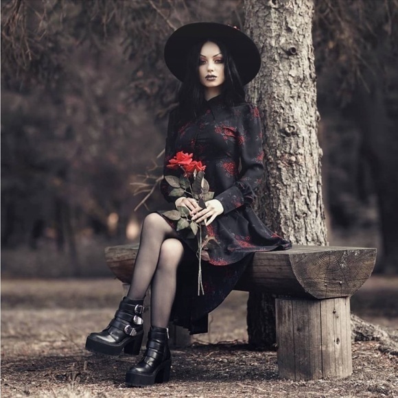 Killstar Dresses & Skirts - KILLSTAR Pandora Shirt Dress